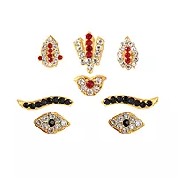 God Face Ornament - Eye, Eye brow, Thilak