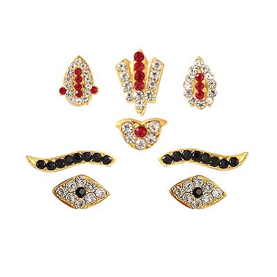 God Face Ornament - Eye, Eye brow, Thilak