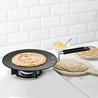Borosil Granito Non-Stick Concave Tawa, Induction Friendly, Granite Finish, PFOA-Free, 28 cm Diameter, Black