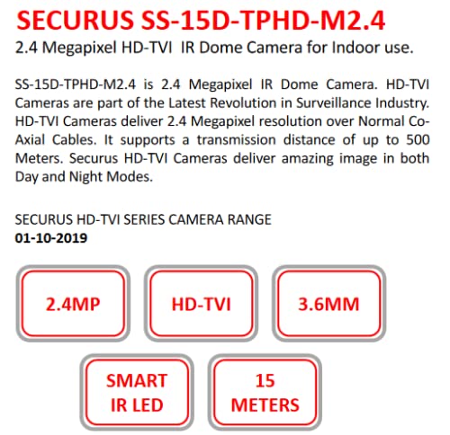 SECURUS SS-15D-TPHD-M2.4