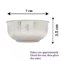 Silver Bowl, Spoon, Glass and Plate