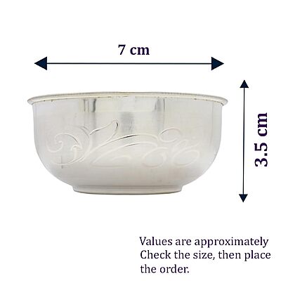 Silver Bowl, Spoon, Glass and Plate