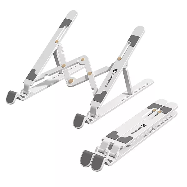 POR 2139 My Buddy K Lite Portable Laptop Plastic Stand – White | 1 Year Warranty