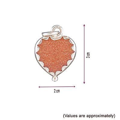 Rajavarthi Stone Sterling Silver Pendant/Dollar Rajavarthi Stone Sterling Silver Pendant/Dollar