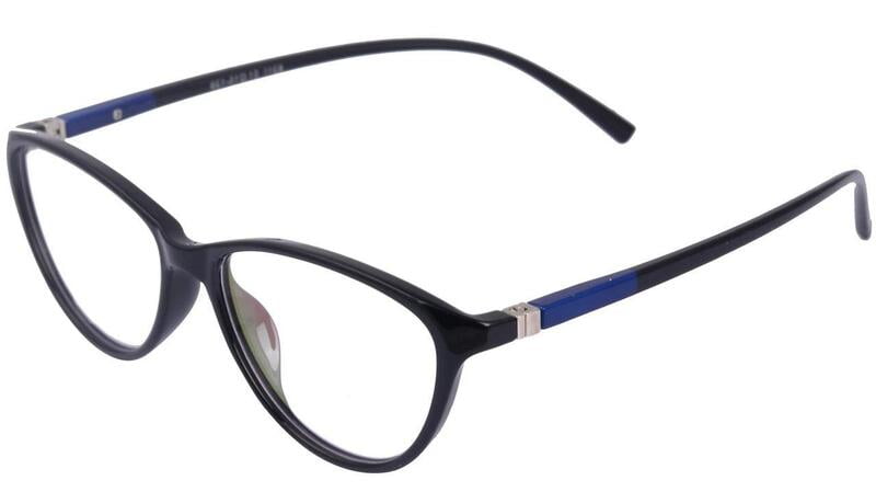Female Medium Cateye Spectacle Frame. Glossy Black Frame Female Medium Cateye Spectacle Frame. Glossy Black Frame