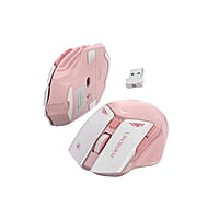 Portronics Vader Pro Wireless Gaming Mouse with 2.4 GHz Receiver, 6 Buttons, Thumb Support, High-Precision Tracking, Ergonomic Comfort, Adjustable Optical DPI for Laptop, PC, Mac