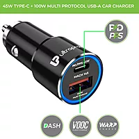 Ultraprolink UM1160 MACH 145 145W Car Charger with Cable