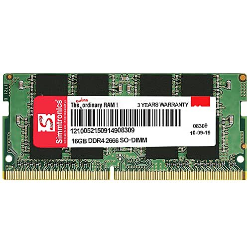 Simmtronics DDR4 Laptop RAM 16GB