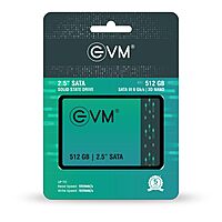 EVM 512GB SATA SSD (2.5 Inch Internal Drive, High-Speed Read 550MB/s & Write 500MB/s, 1 Year Warranty)