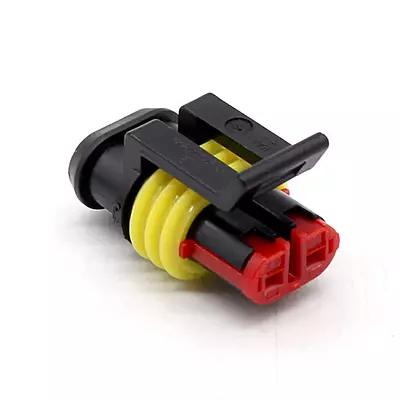 2 Pin Superseal AMP 1.5 Waterproof Automotive Connectors (Male & Female + Terminals + Seals) – IP Rated, RoHS & CE Approved