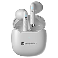 Portronics Harmonics Twins S12 in Ear TWS Earbuds with Mic, 24H Playtime 13mm Dynamic Driver, Bluetooth 5.3v
