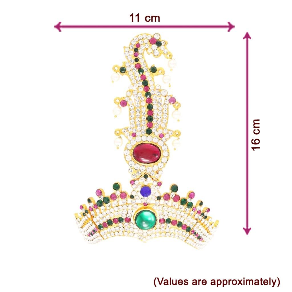 Multicolour Stone Crown For God/Amman