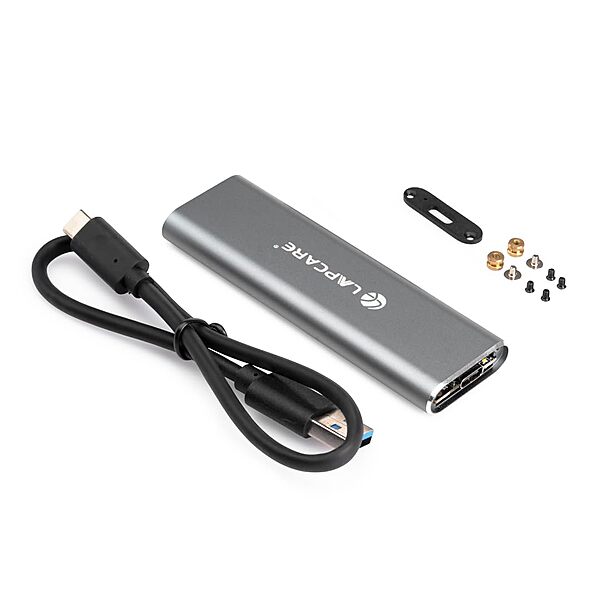 Protect and convert your internal SSD into a portable drive with Lapcare SSD casing. Easy to use, durable, and compatible with multiple SSD types.