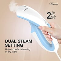 Havells Wrinkly Hand Held Garment Steamer 920 Watts - Ergonomic Design,150Ml Tank Capacity