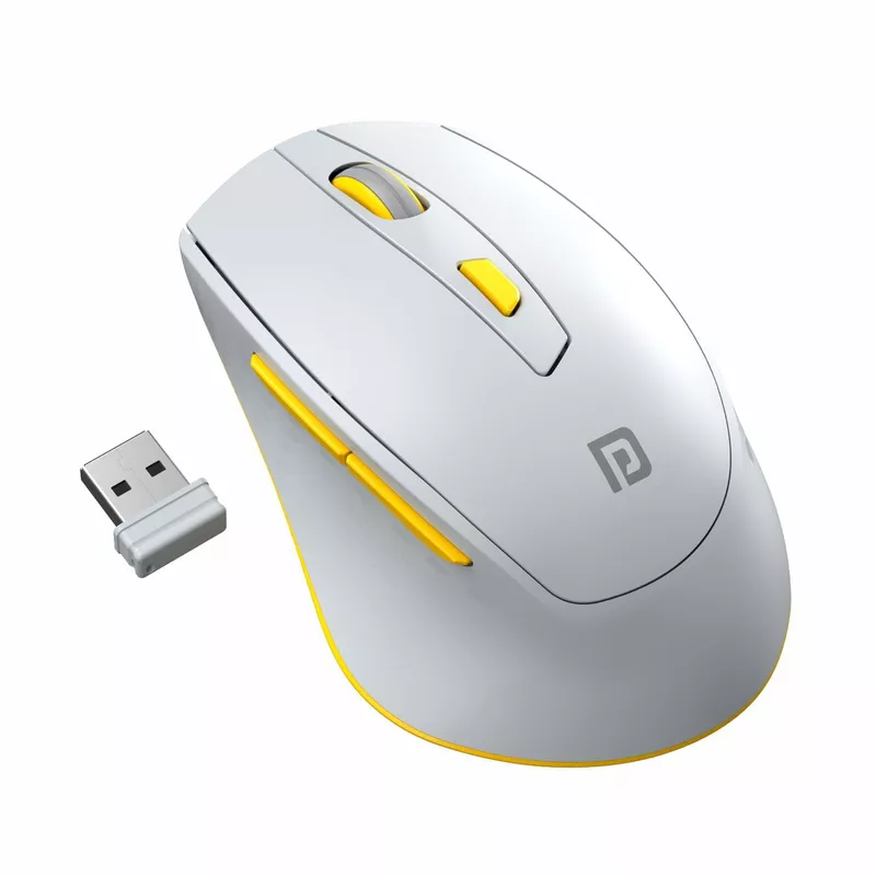 Portronics Toad 32 Wireless Mouse – 6 Buttons | 2.4GHz Connectivity | 10m Working Range | Adjustable Optical DPI | Ergonomic Design | Auto Power Saving | Laptop & PC Compatible | Grey