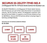 Securus 2.4 Mp Hd-Tvi Ir Bullet Auto Camera