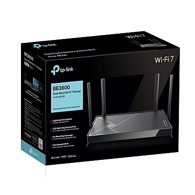 TP-Link BE3600 Dual-Band Wi-Fi 7 Router ,Archer BE230