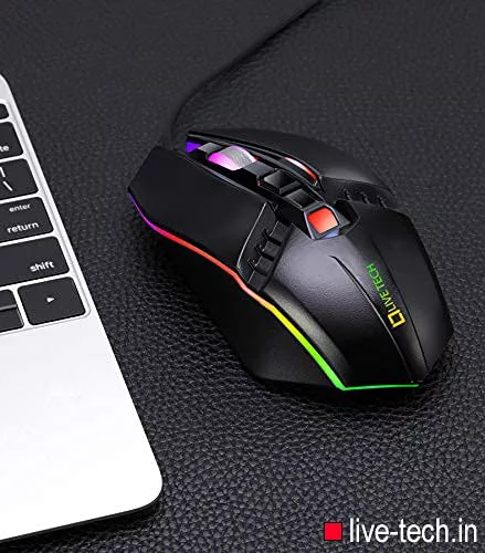 Live Tech Evon+ Combo! Featuring a vibrant RGB keyboard and precision mouse, this set enhances your setup with style and performance for an immersive experience.