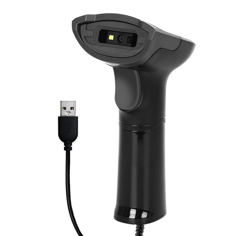 Lapcare LLBS‑031 Wired 2D CMOS Barcode Scanner – USB-HID/COM, QR & 1D Code Support, Rugged Design, 1 Year Warranty