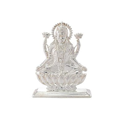 Silver Goddess Lakshmi Idol Silver Goddess Lakshmi Idol
