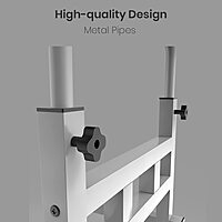 Portronics Buddy D – Laptop Table (Black, Wooden) combines style and functionality, offering comfort and durability for your workspace needs.