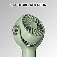 Portronics Toofan Mini Fan – 7800 RPM, Compact Design, White Color, USB Rechargeable, Lightweight, Portable, Ideal for Home, Office, Travel, Adjustable Speed, Quiet Operation, Energy Efficient.
