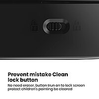 Portronics RuffPad 8.5E LCD Writing Pad – 8.5 Inch | Re-Writable Display | Safety Lock | Black