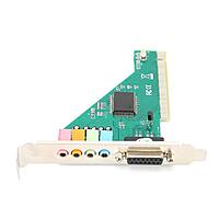 Live Tech PCI Sound Card 4.1 Channel enhances desktop audio with immersive sound quality. Perfect for gaming and music, it supports multiple speakers for a rich audio experience.