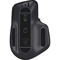 Logitech MX Master 3 – High-precision wireless mouse with 4000 DPI sensor, ergonomic design, and smooth scrolling. Color: Graphite.