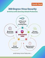 Quick Heal Antivirus Pro 1 Device 3 Years AI Security for Windows PC