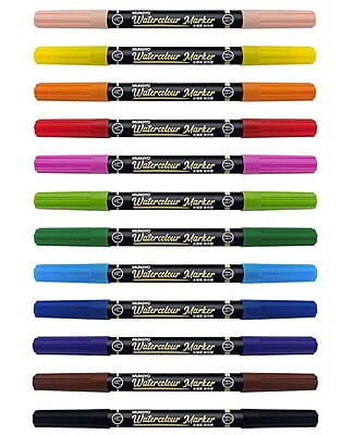 MUNGYO WATERCOLOR MARKER TWIN TIP SET MUNGYO WATERCOLOR MARKER TWIN TIP SET