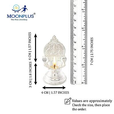 Silver Kamakshi Diya