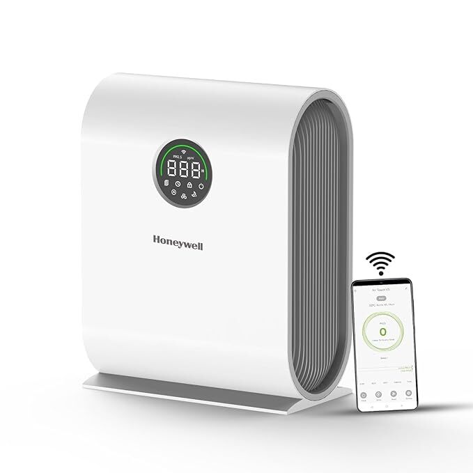 Honeywell Air Touch V5 | 4Stage HEPA, 589 sq.ft, WiFi & Voice Control