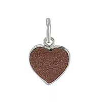 Rajavarthi Stone Sterling Silver Pendant/Dollar