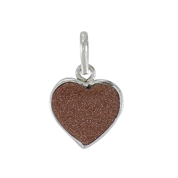 Rajavarthi Stone Sterling Silver Pendant/Dollar