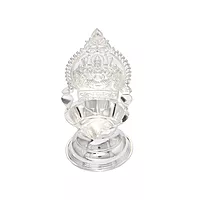 Sterling Silver Kamakshi Diya β Pooja Lamp