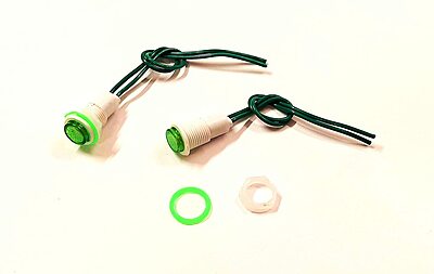 220 -240v AC Panel Mount Indicator small Lamp Led for Switch Board- green- 1 qty