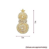 God Ornament White Stone Ear