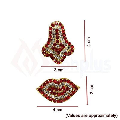 God Ornament Amman Face/Mugam with Kali Crown/Kireedom and Attigai/Necklace