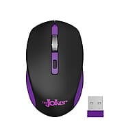 ZEBRONICS DC Joker Edition Jaguar Silent Wireless Mouse for Computer, Laptop with 1600 DPI max, Switch Control, Power ON/Off, Plug & Play Usage, 2.4GHz Nano Receiver and Lightweight