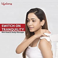 Lifelong Battery Powered Mini Head and Body Massager