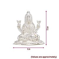 Silver Lakshmi Idol/Silai