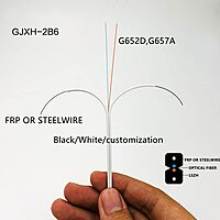 FTTH DROP CABLE GJXH-2B6A1-METTALIC 2F FTTH DROP CABLE GJXH-2B6A1-METTALIC 2F