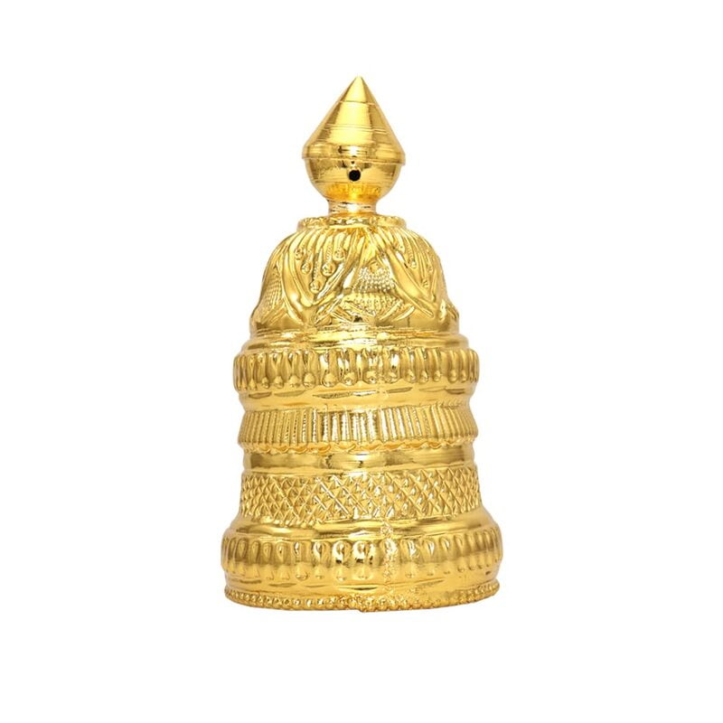 God Ornament Gold Plated Full Round Crown