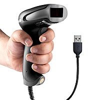 Lapcare LLBS‑013: wired CCD 1D barcode scanner with USB/RS232 interface, 200 fps decoding, supports EAN‑13/UPC/Code 128/Code 39, 1‑yr warranty—fast & accurate.