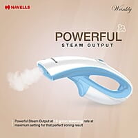 Havells Wrinkly Hand Held Garment Steamer 920 Watts - Ergonomic Design,150Ml Tank Capacity