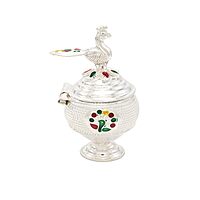 Decorative Peacock Kumkum chimizh