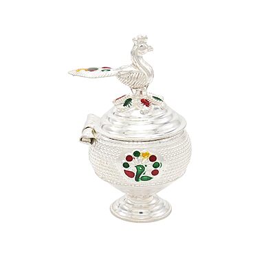 Decorative Peacock Kumkum chimizh