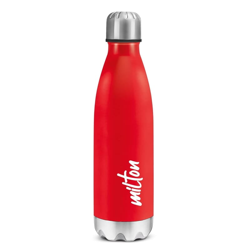 MILTON Shine 1000 Stainless Steel Water Bottle, 900 ml Single walled  Leak Proof