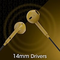 ZEBRONICS DC Black ADAM Edition Buds 30 3.5mm Stereo Bluetooth in Ear Earphone with Inline Microphone for Calling, Volume Control, 14mm Drivers, Stylish eartip Design and 1.2 Meter Durable Cable